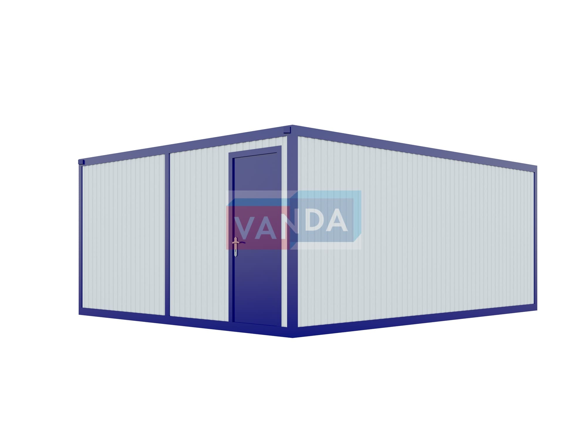 Проект офисного здания 4,8х6.0 Панели ПВХ